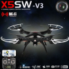 X5SW-V3 Wifi FPV 2.4G RC Quadcopter Drone with HD Camera RTF Matte Black